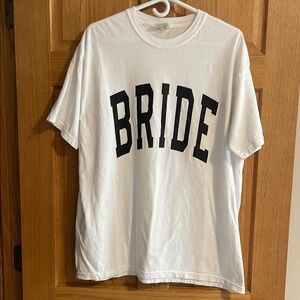 White 'BRIDE' T-Shirt
